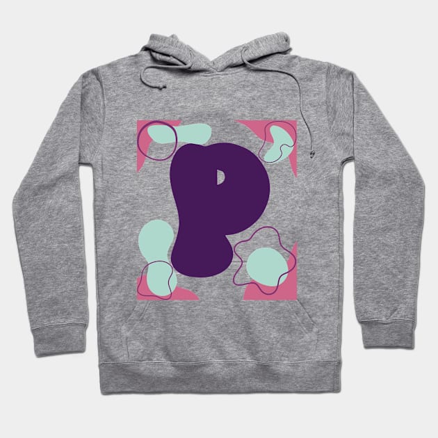 Alphabet P Hoodie by Chitrum